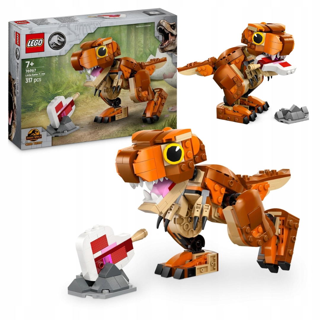 Lego 76967 Jurský svět Tyranosaurus Malý dinosaurus T-Rex