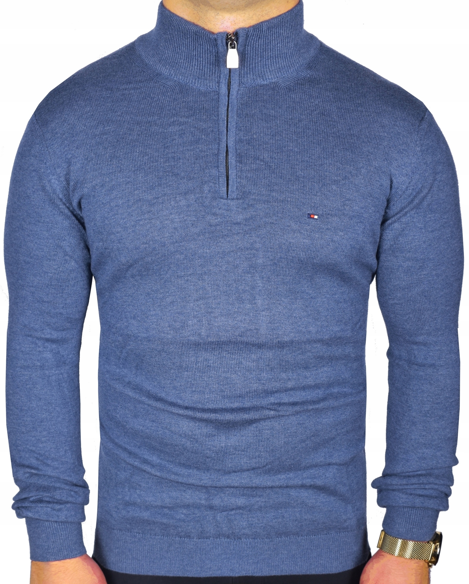 

Sweter Męski Golf Ze Znaczkiem