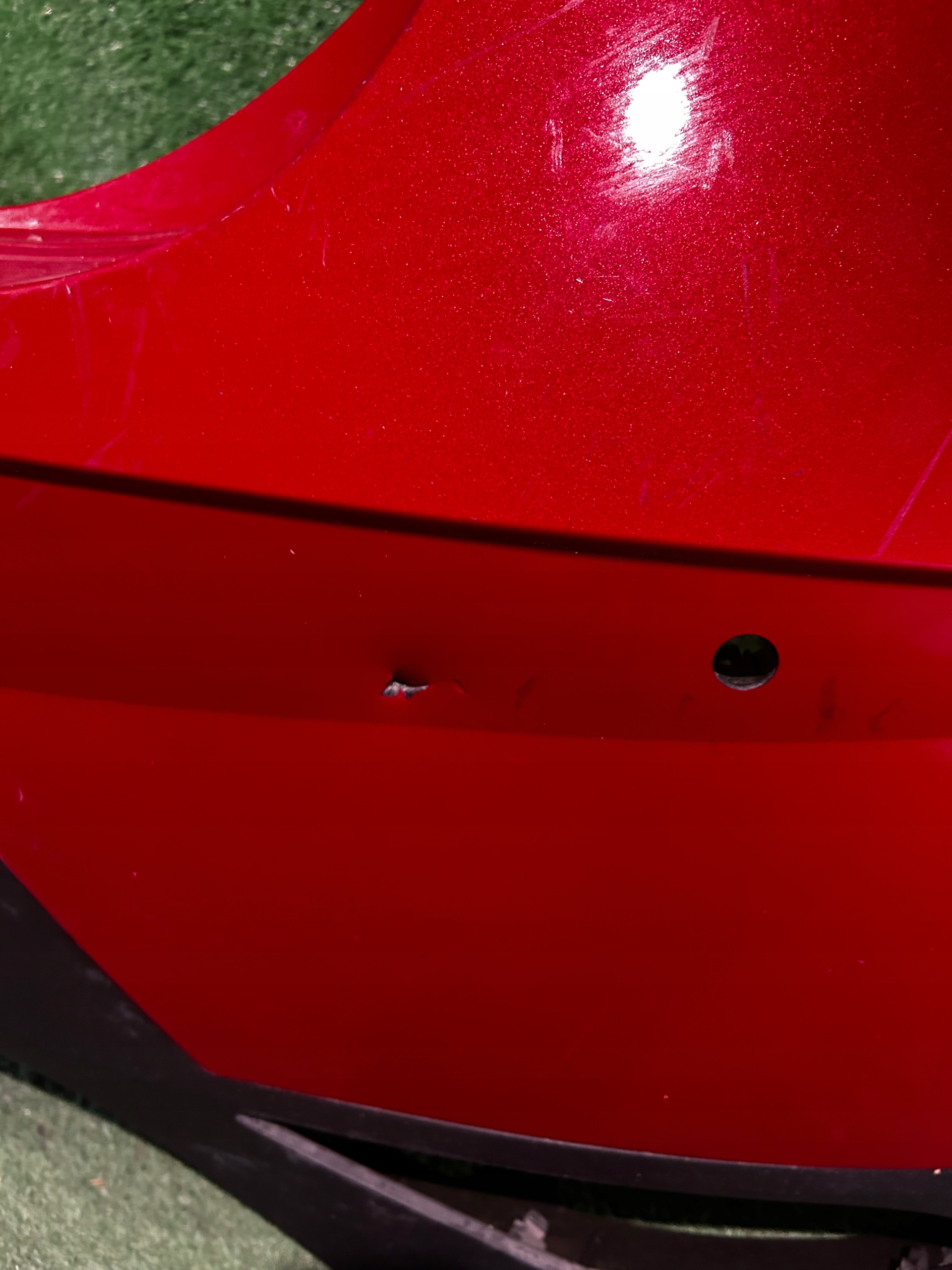 bumper rear rear part HYUNDAI I20 III PDC