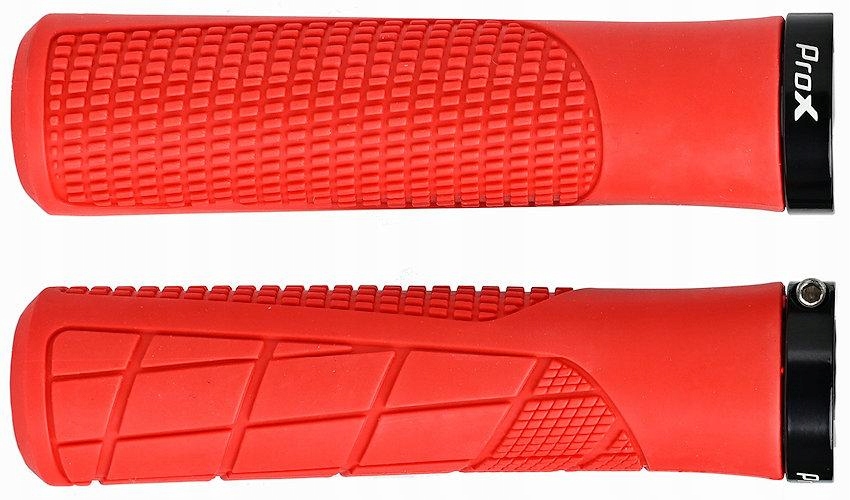 Chwyty Kierownicy Prox GP-34 Czerwone 130mm Skręcane