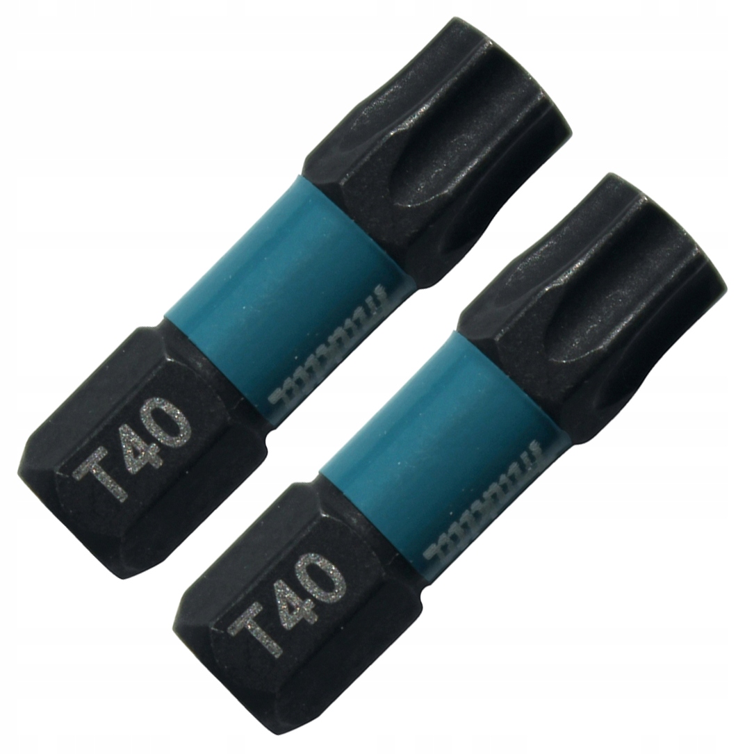 

2SZT Końcówki Bity Udarowe T40 25mm B-63703 Makita