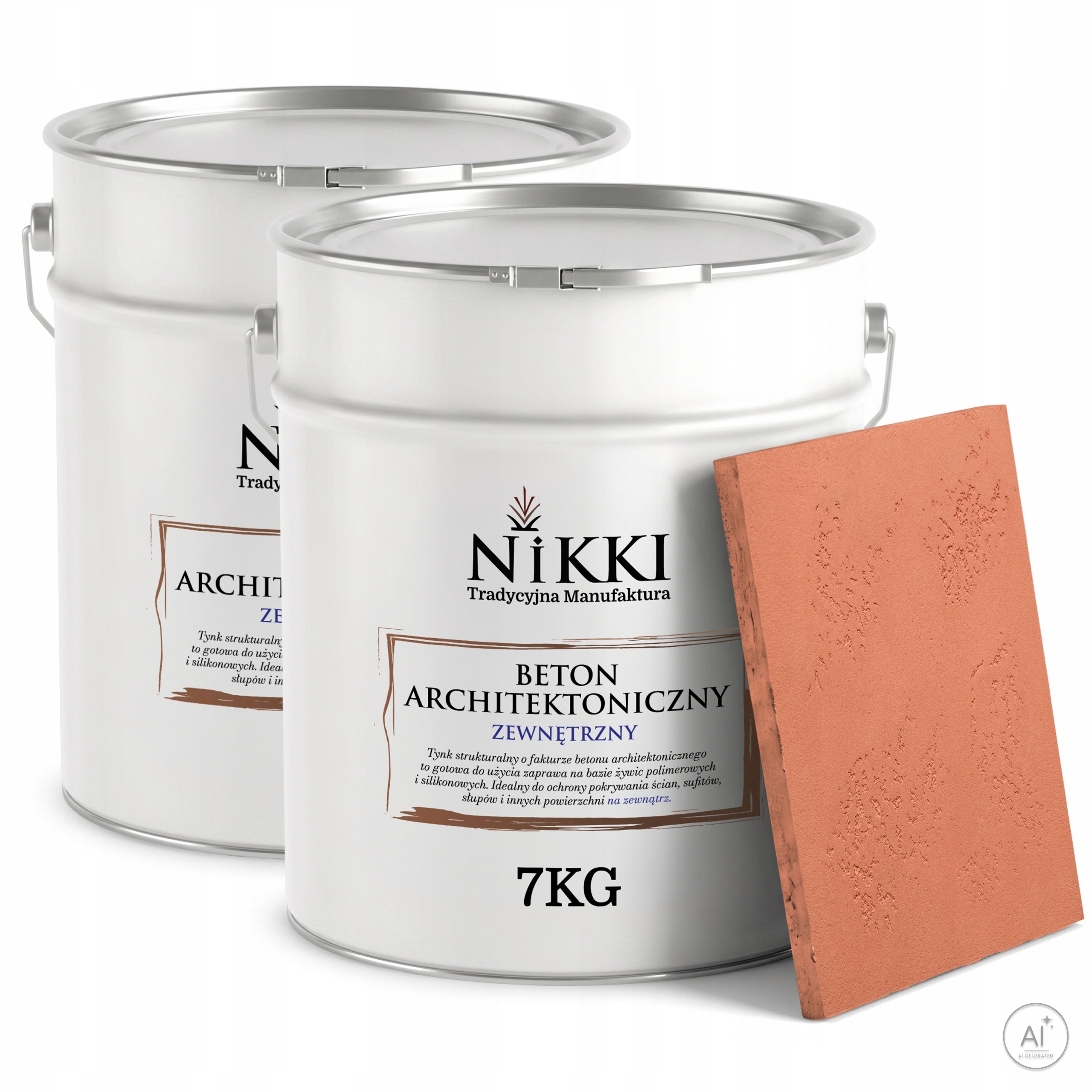 Fasádní omítka s architektonickou strukturou Betonu 2 x 7 kg Pudrová Růžová
