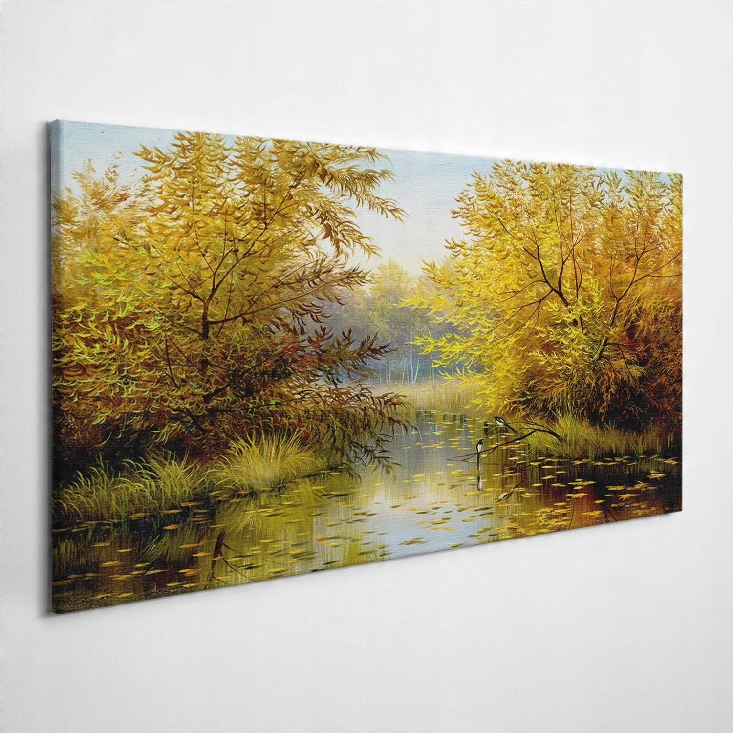

Zdjęcie na płótnie Krajobraz Jezioro Las 100x50 cm