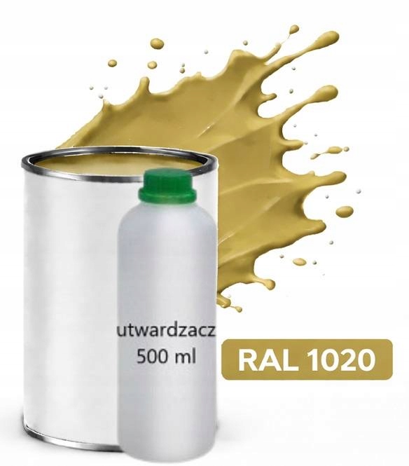Ral 1020 Polyuretan Akryl 2:1 1L Lesklý Lak Tužidlo Normal 0,5L