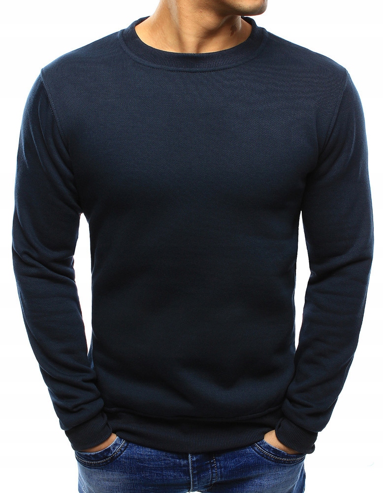

Bluza Męska Klasyczna Gładka bx4248-M