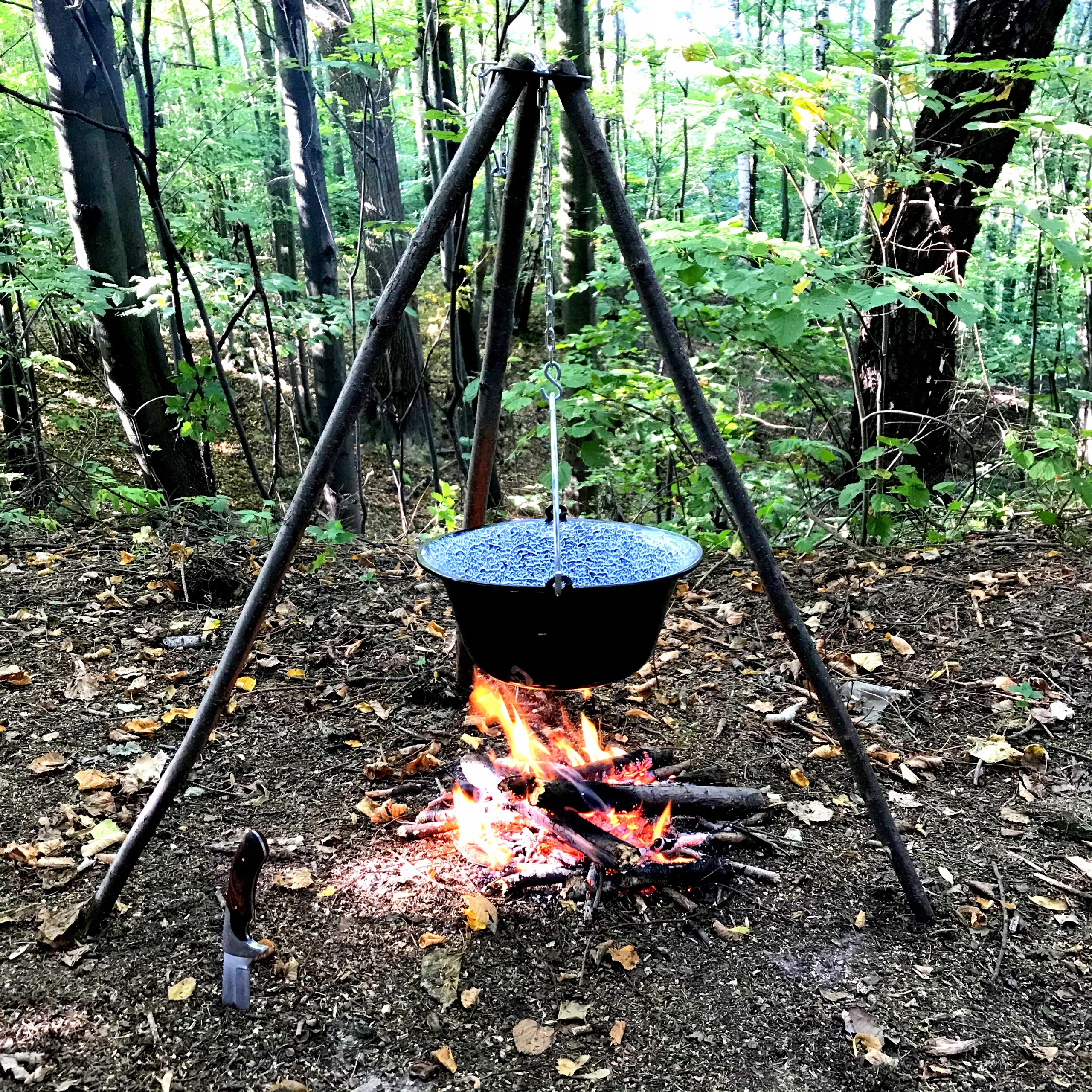 KOCIOŁEK WĘGIERSKI EMALIOWANY 10L + POKRYWKA Producent inny