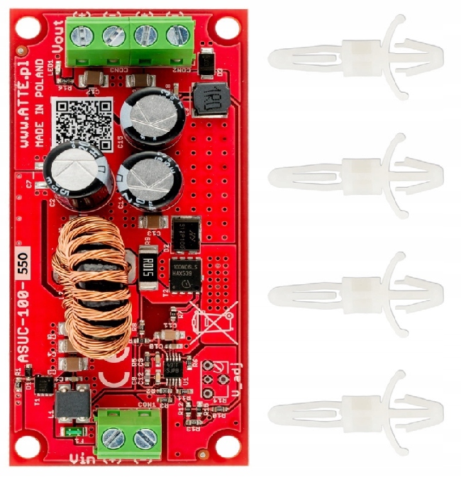 

Moduł Przetwornicy ASUC-100-550-OF DC/DC Atte