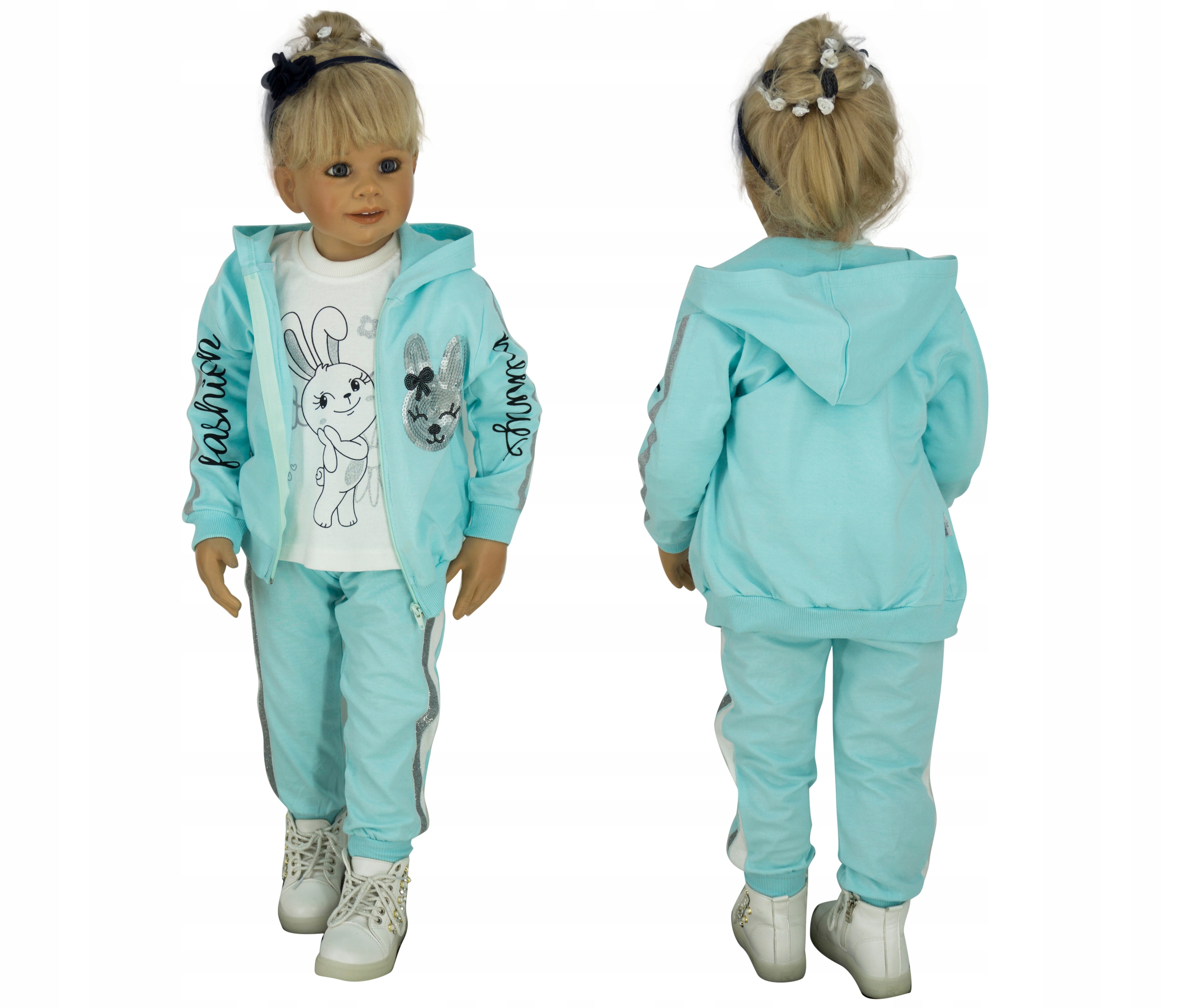 

KD022 Dres komplet 3 częściowy królik rozmiar 104