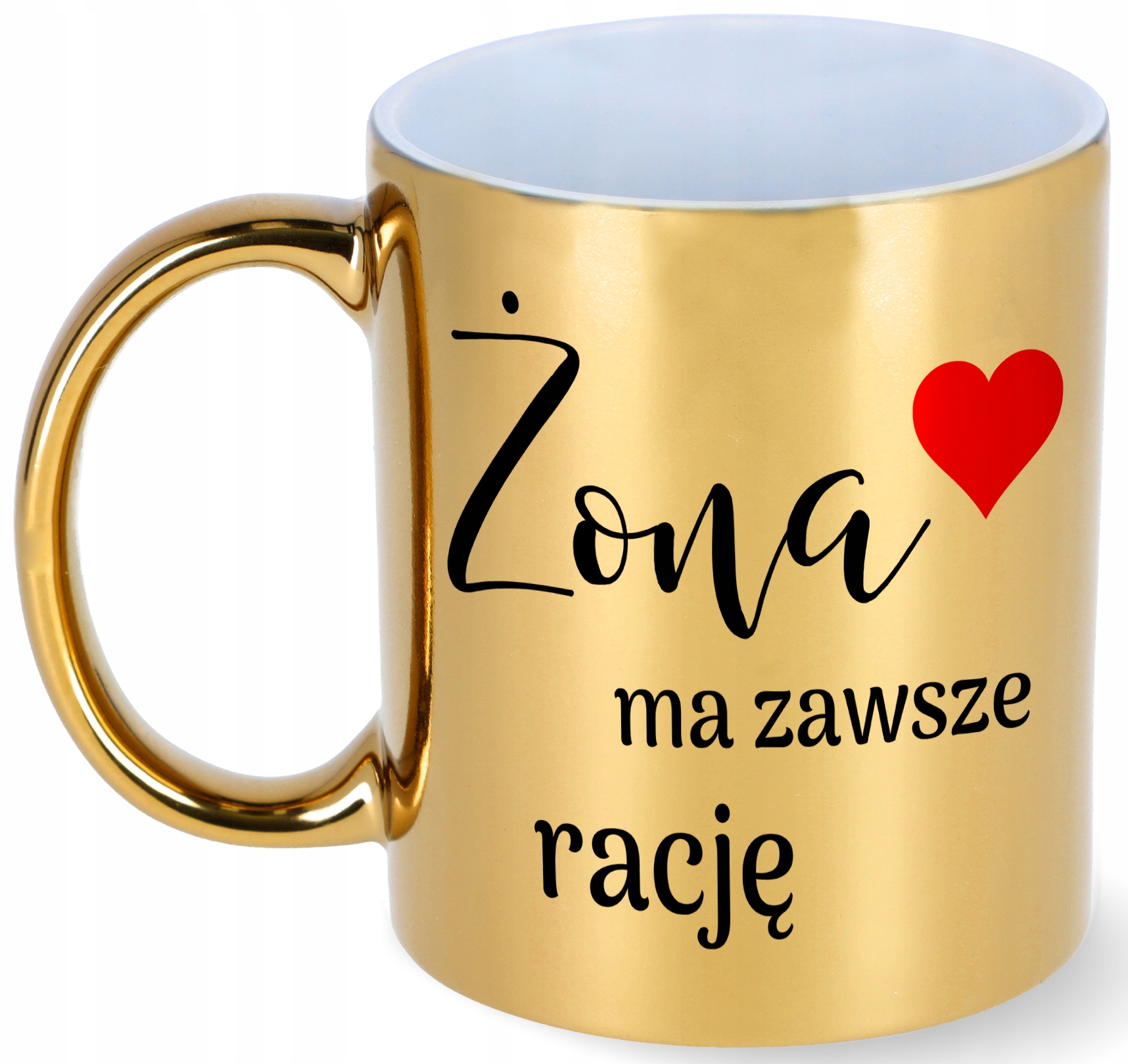 

Złoty kubek Dzień Kobiet Żona Ma Zawsze Rację