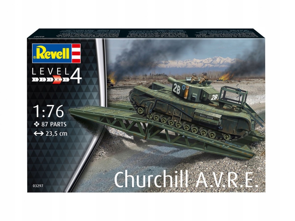 Revell Model plastový Churchill A.v.r.e 1/76