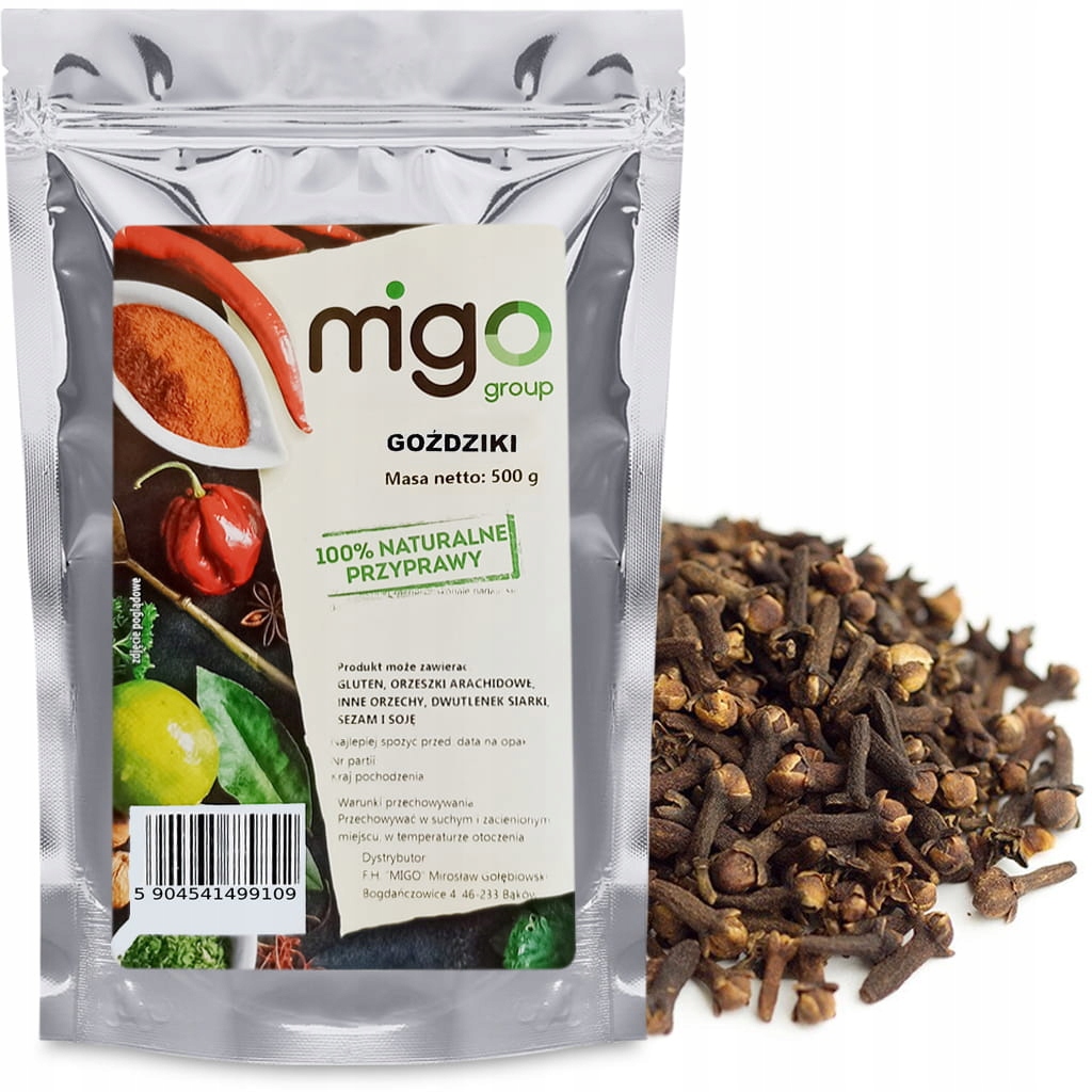 GOŹDZIKI całe, aromatyczne - 500g - MIGOgroup