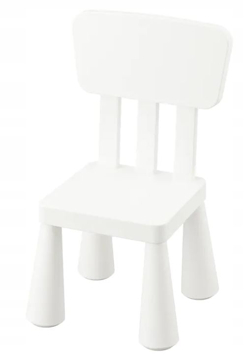 IKEA MAMMUT KRZESEŁKO DLA DZIECKA BIAŁY