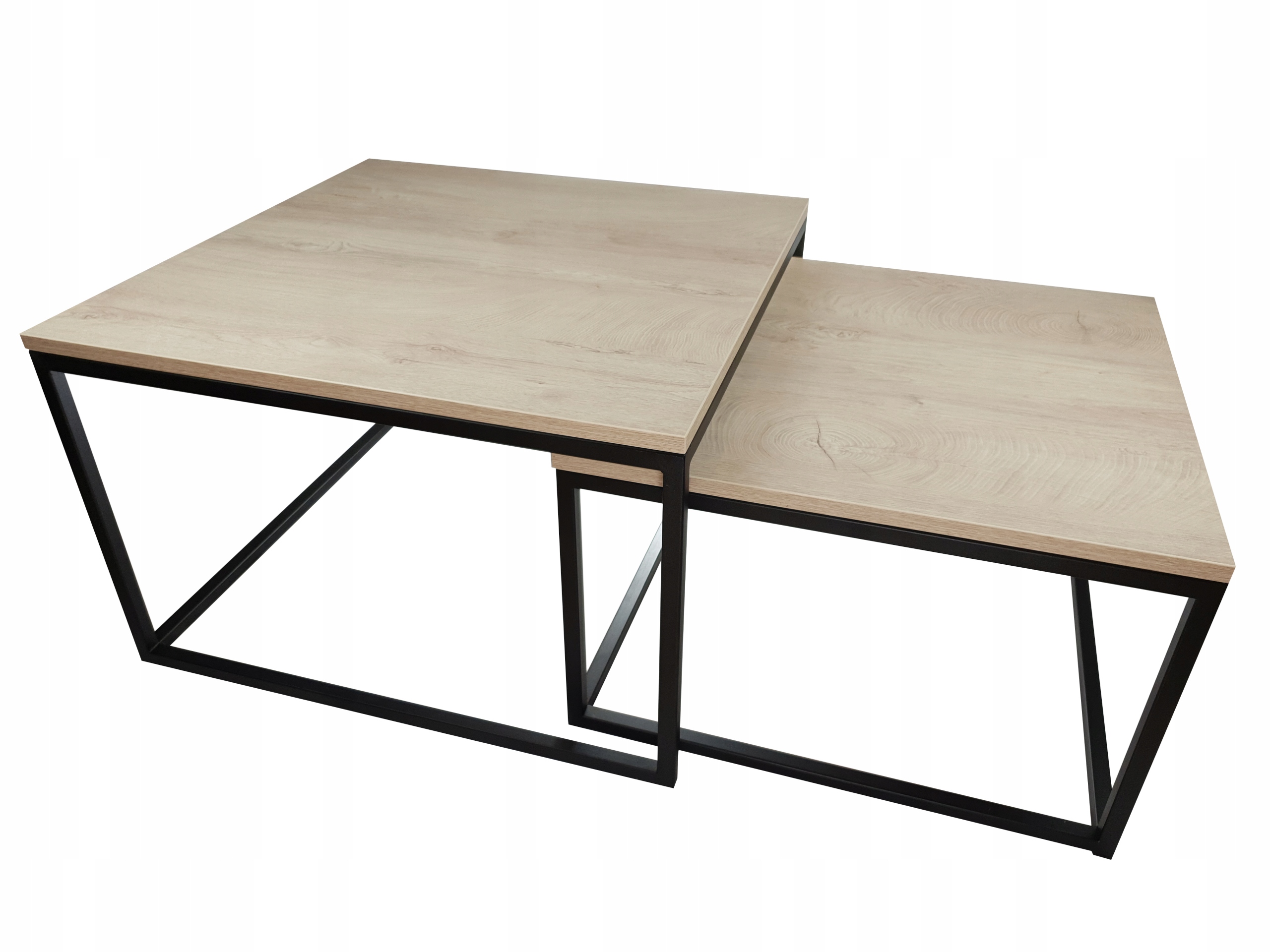 stolik ława industrial 2w1 loft dąb elegance