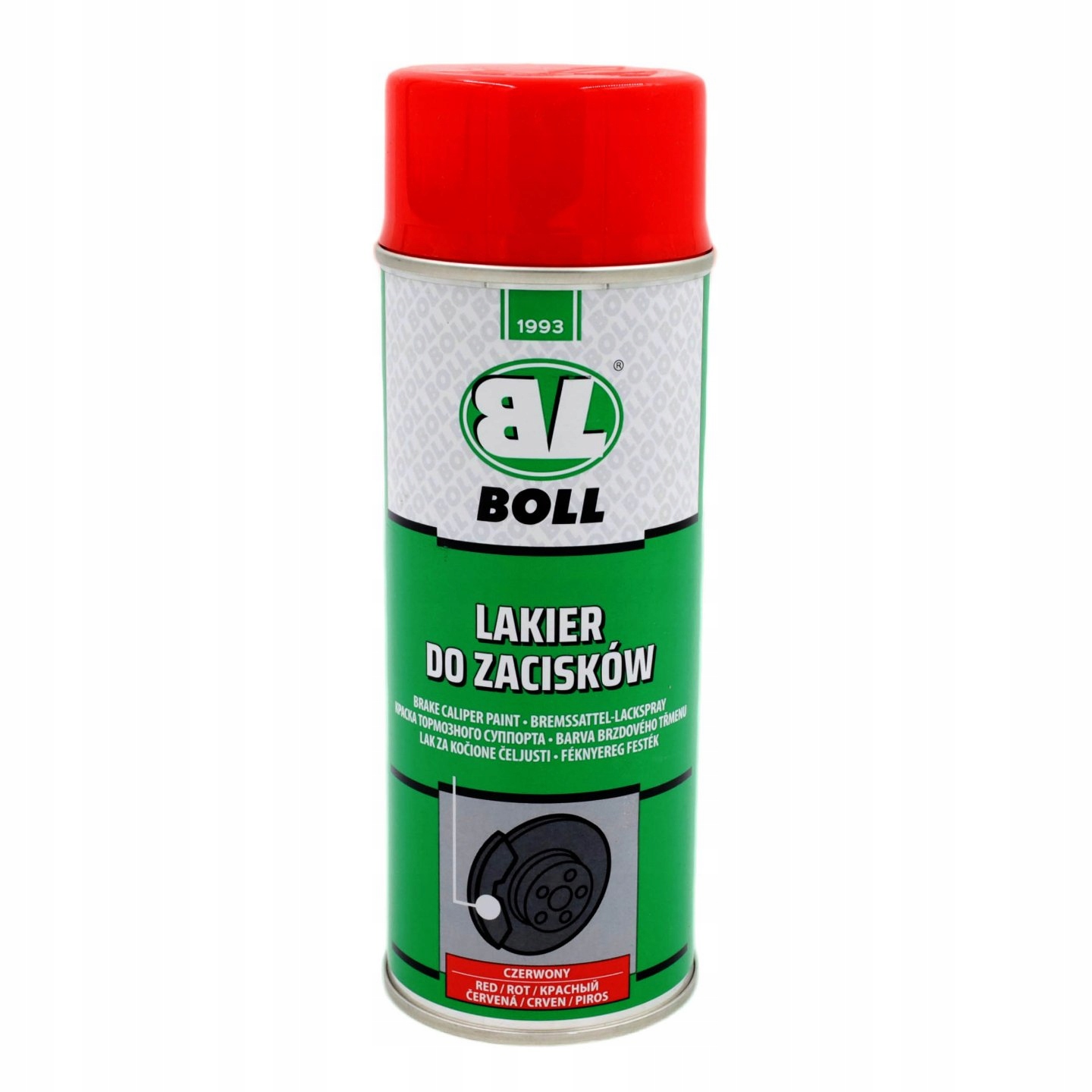 

Lakier do Zacisków Czerwony Spray Boll 400ml