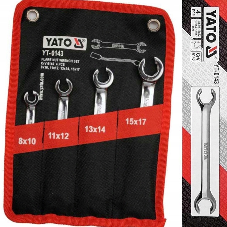 Полуоткрытые плоские ключи yato YT-0143