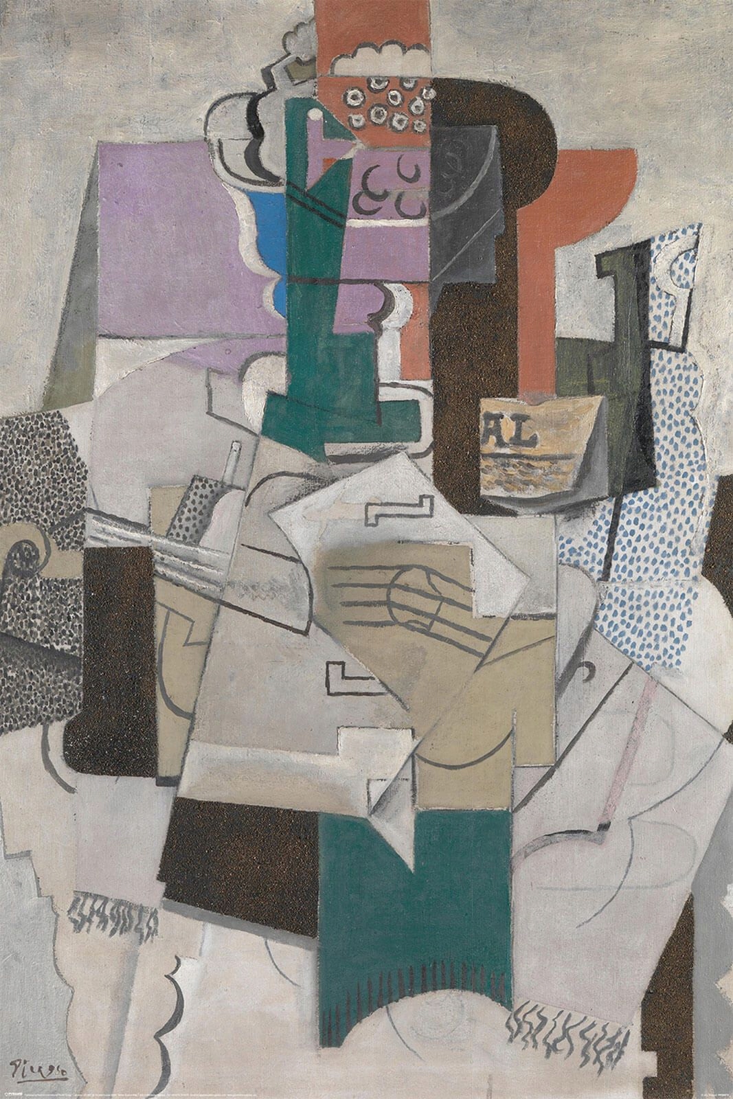 

Plakat Pablo Picasso Fruit Dish Bottle 61x91,5 cm