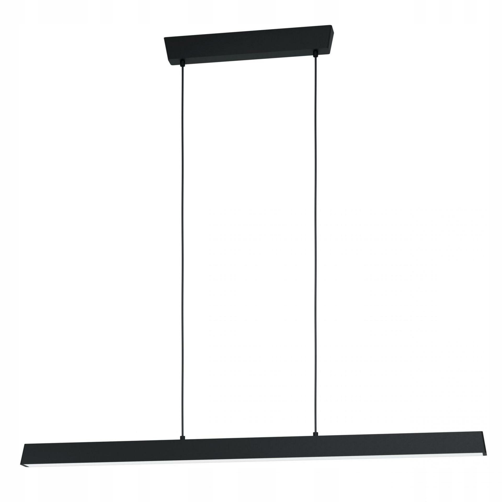 Závesné Led svietidlo Eglo Simolaris-z 34W 3850lm čierne Rgb Cct