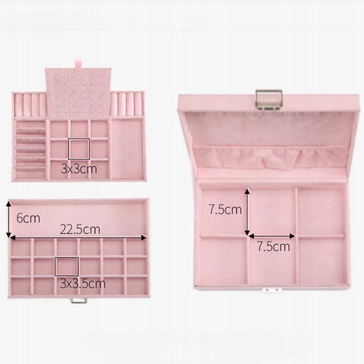 KUFEREK SZKATUŁKA NA BIŻUTERIĘ ELEGANCKI ORGANIZER PUDROWY RÓŻ PREZENT F39 Kod producenta KUFEREK PUDROWY RÓŻ ORGAZNIER F39