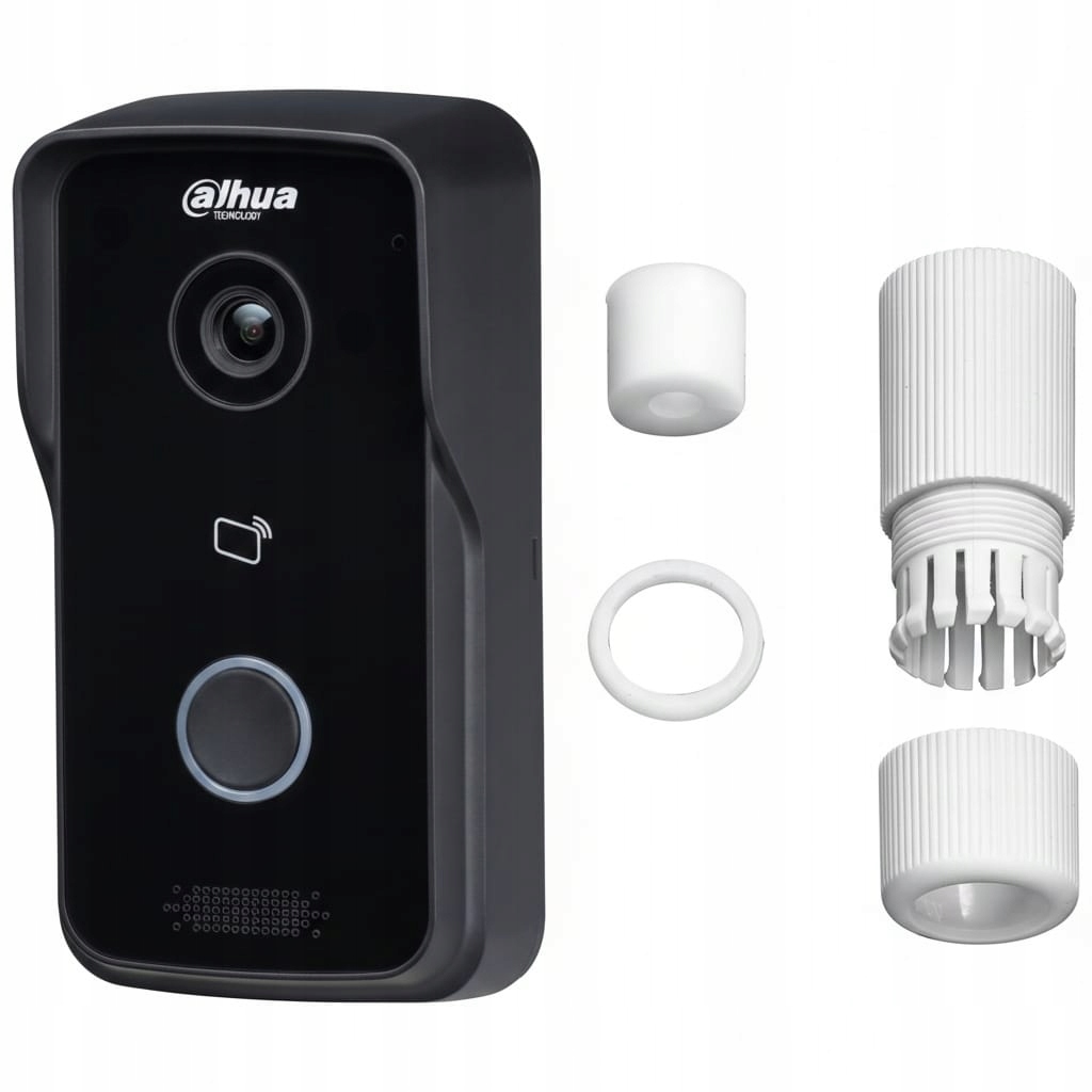 Zestaw Stacja bramowa Dahua VTO2111D-P-S2 czarna osłona złącza RJ45