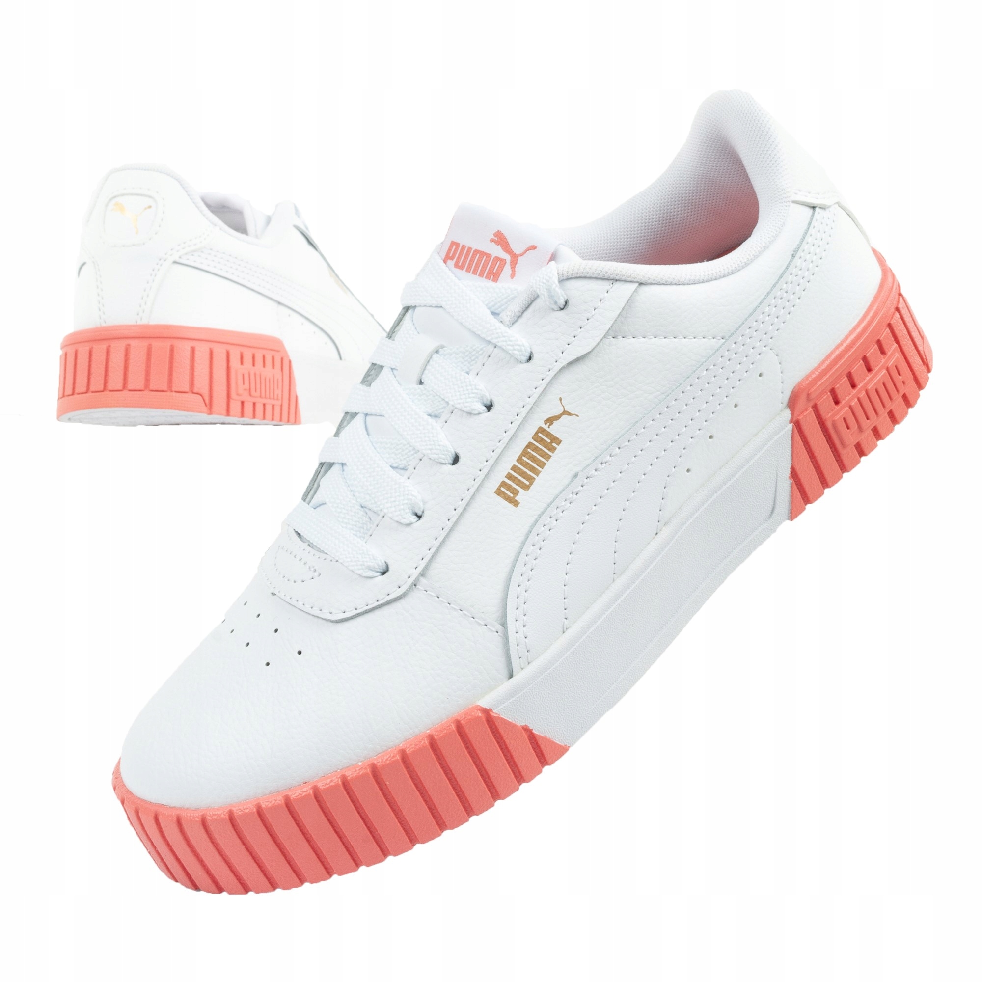 Dámské sportovní boty Tenisky Puma Carina 2.0 bílé s růžovou vel. 37, pohodlné