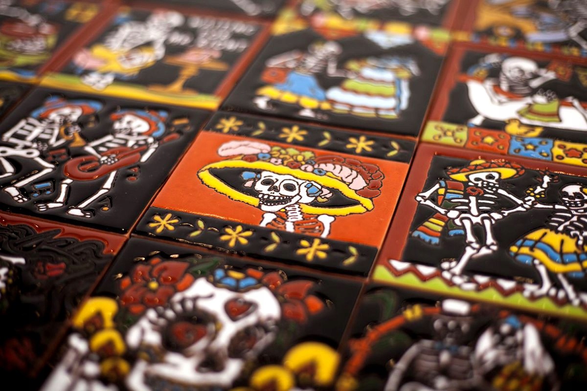 Płytka Meksykańska Z Reliefem-Seria Catrina-Fiesta Kod producenta CAT24