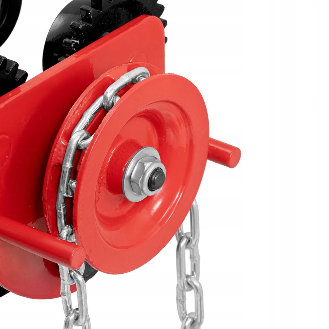 WÓZEK SUWNICOWY BELKOWY RĘCZNY PODWIESZANY Z ŁAŃCUCHEM 60-110 MM 1000 KG Kod producenta 10030645