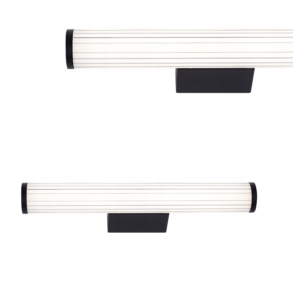 Nástěnné svítidlo Vena 45 cm černé Led podlouhlé 8 W do koupelny IP44 Light Prestige