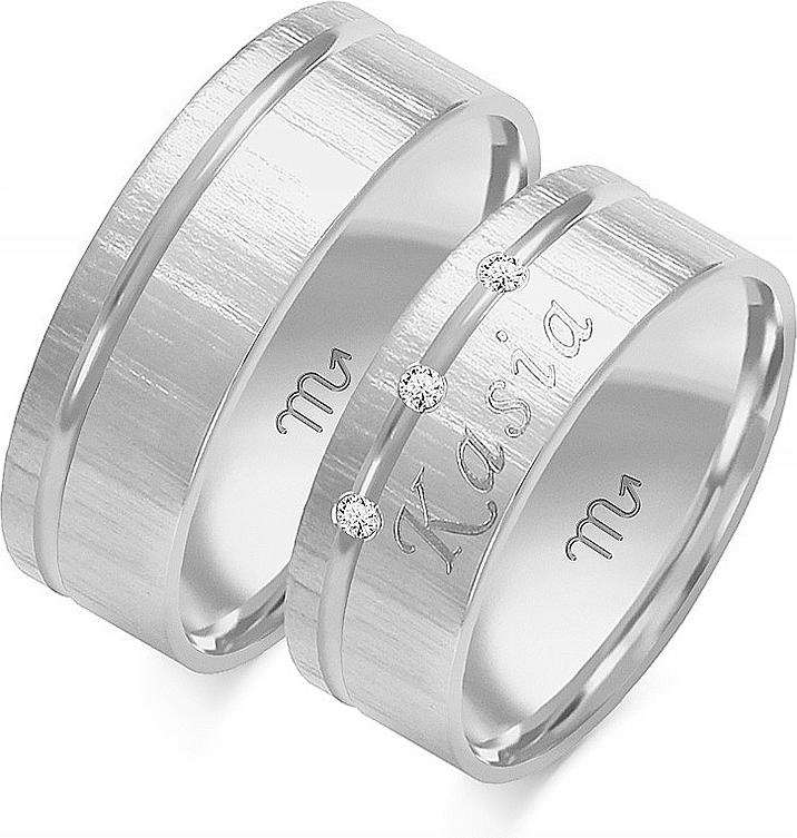 svatební prsteny z bílého zlata pro svatba 585 r 29 30 31, unikátní svatba kolekce