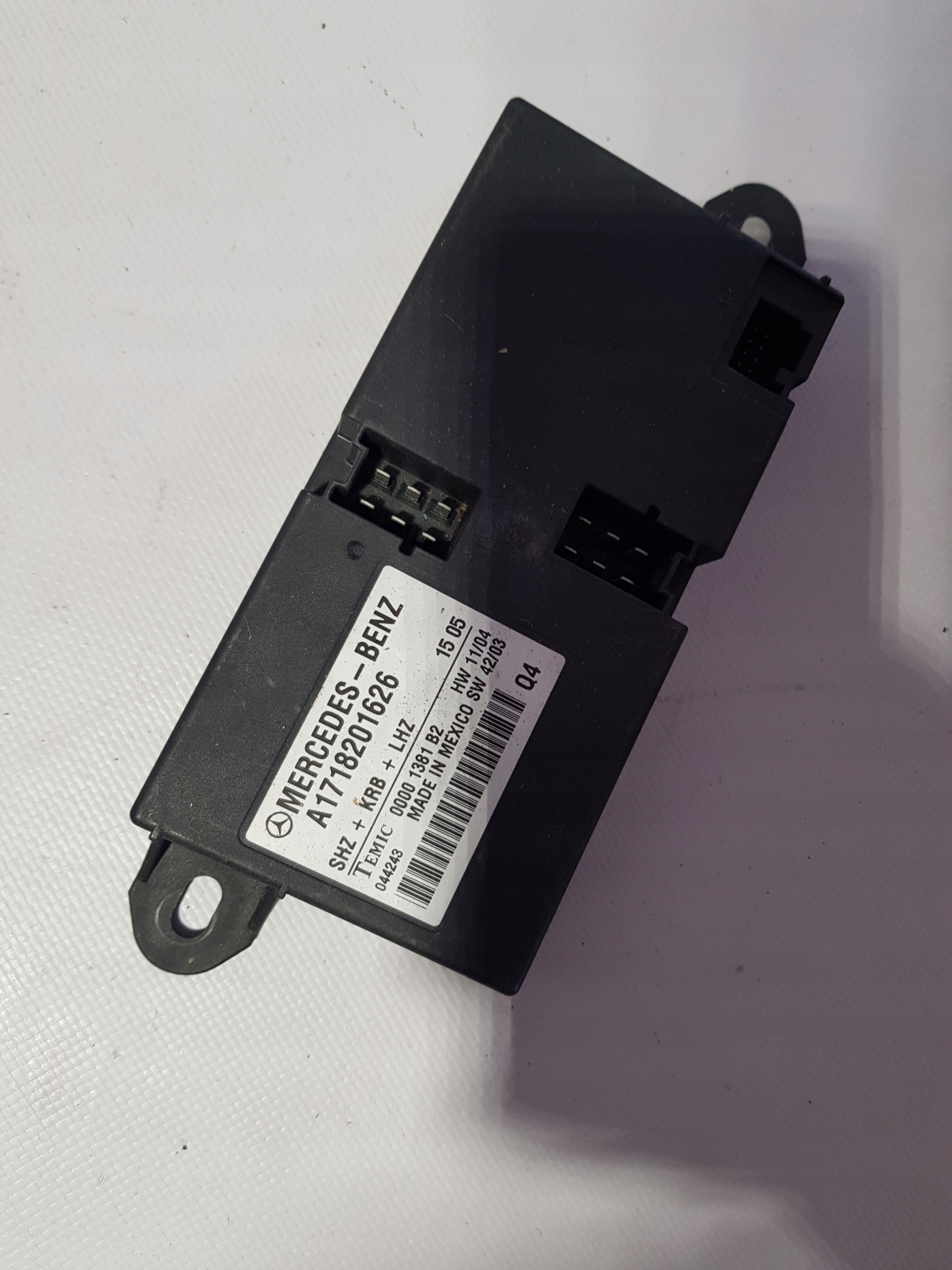 module control unit seat MERCEDES SLK R171