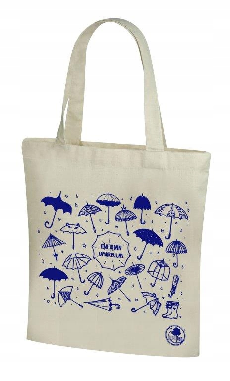 

Torba ekologiczna 38x41 materiałowa mocna Parasole