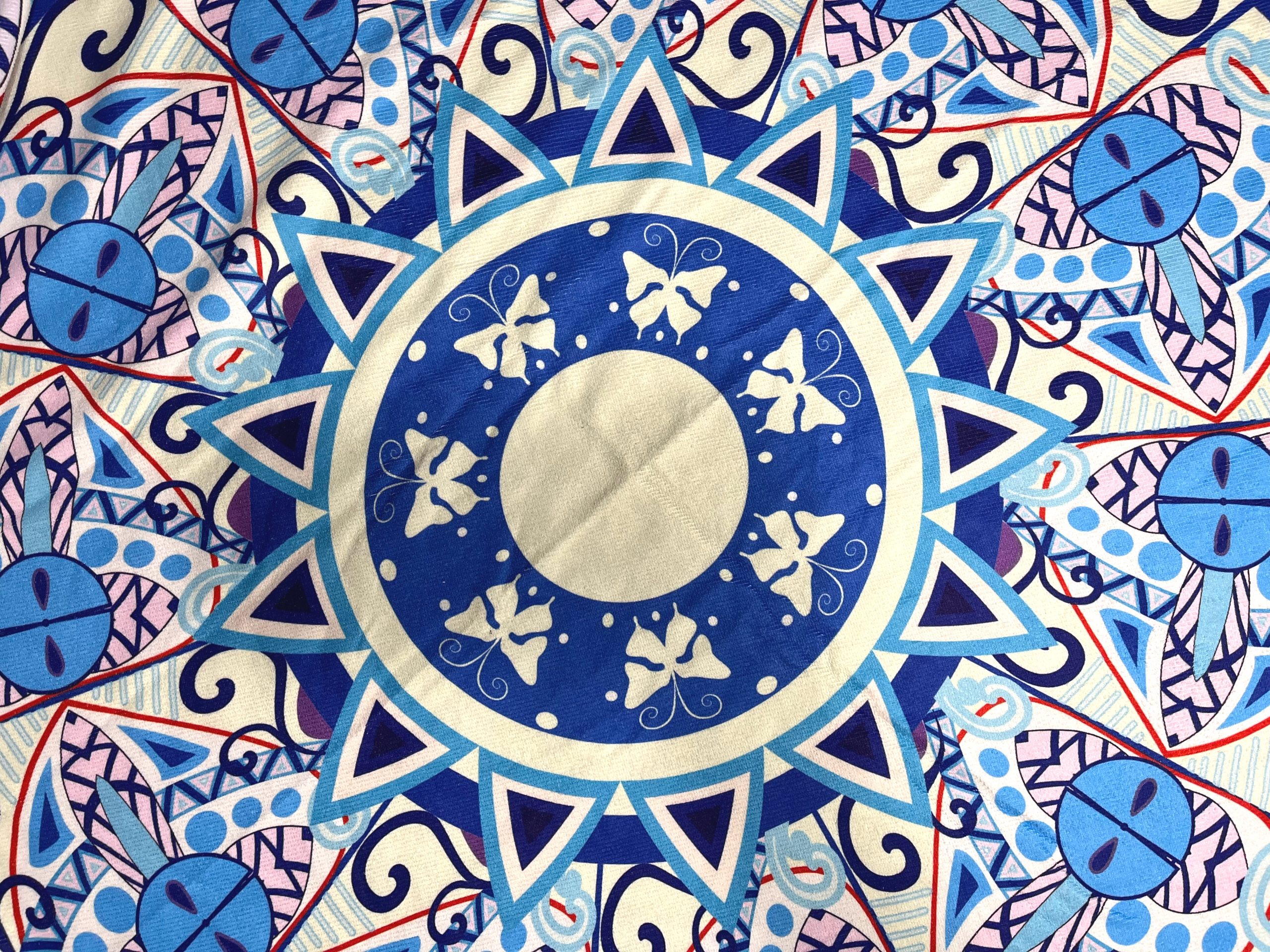 RĘCZNIK OKRĄGŁY BOHO PLAŻOWY frędzle 165cm NOWOŚĆ Kod producenta R-9568