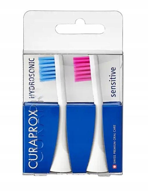 Końcówki Curaprox Hydrosonic Sensitive Rainbow niebieska/ różowa 2szt.