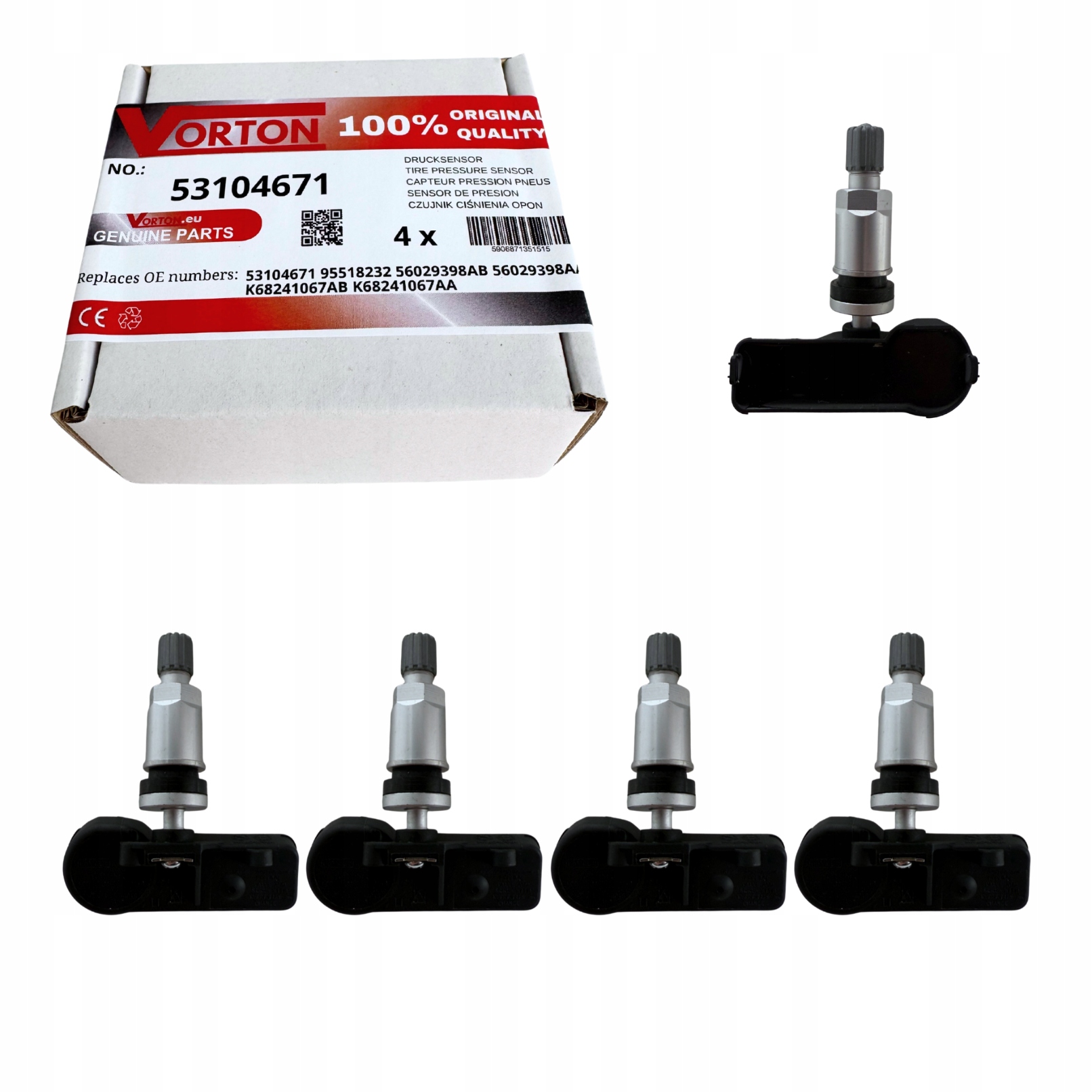 Senzory Tlaku Pneumatík Tpms Jeep Wrangler Grand Cherokee IV Opel Combo