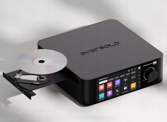EVERSOLO PLAY CD EDITION WZMACNIACZ STEREO / ODTWARZACZ CD / STREAMER WI-FI Moc wyjściowa 4Ω 110 W