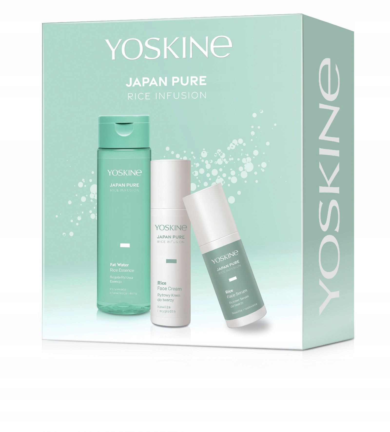 Yoskine Dárková Sada Japan Pure Rice Infusion (krém Na Obličej 50 ML Sýr)