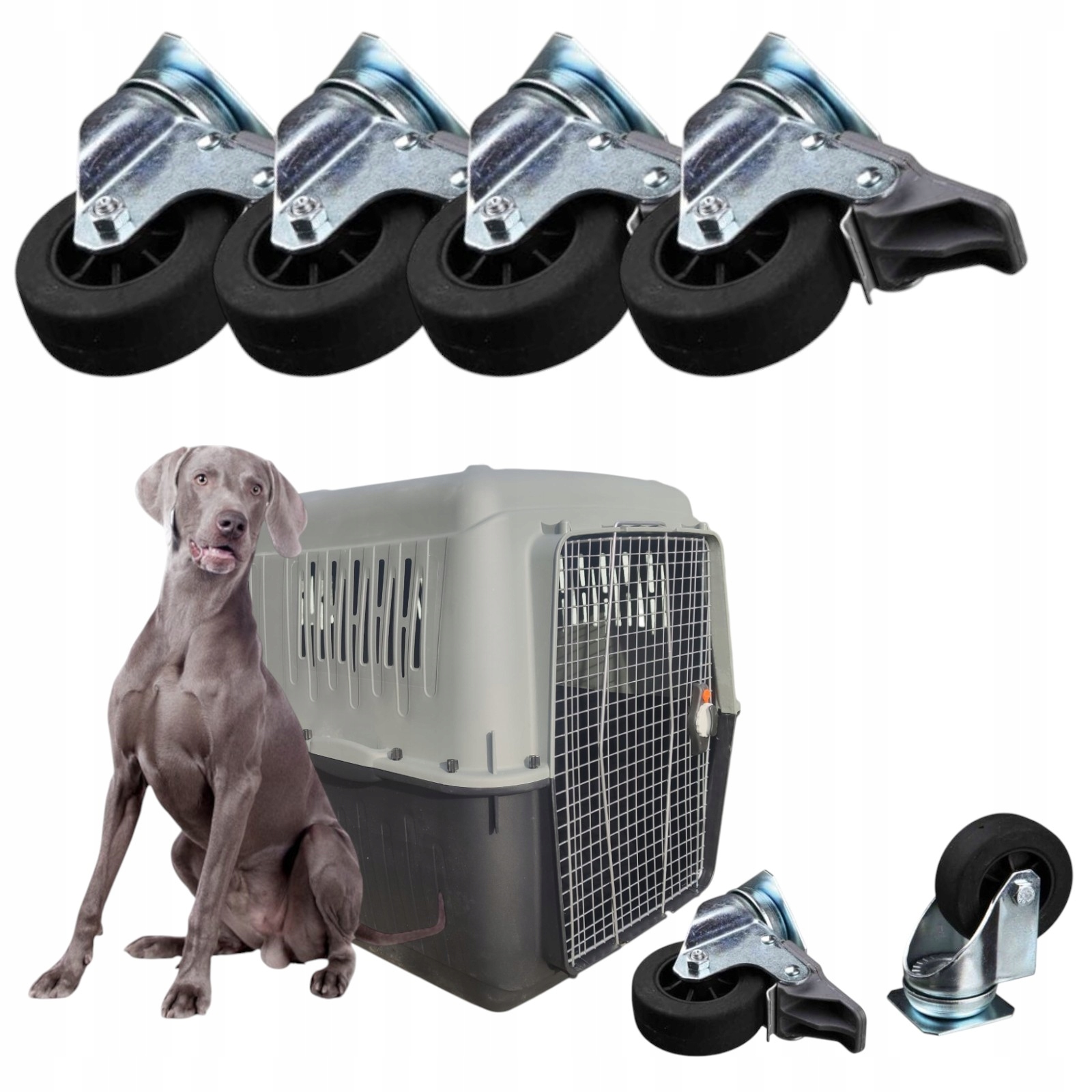 Zestaw Kółek Do Transportera Bracco 7 Praktyczne Ułatwiają Podróże Solidne