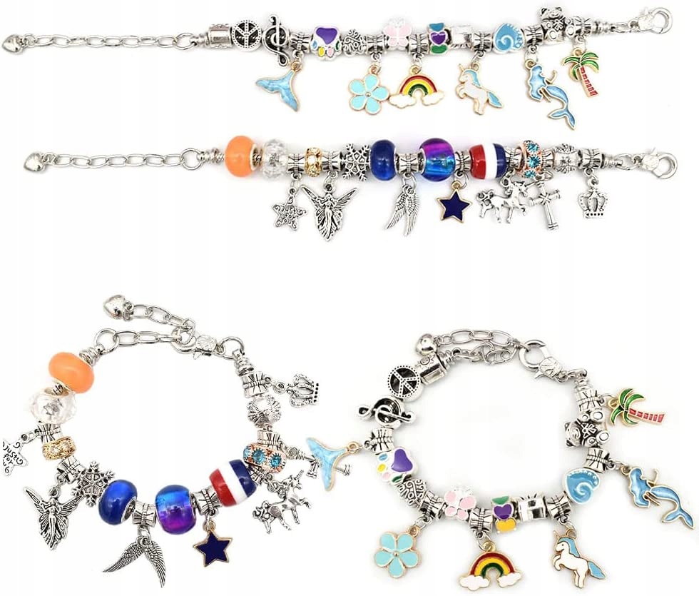 KORALIKI KREATYWNY ZESTAW DO ROBIENIA BRANSOLETEK Stan opakowania oryginalne