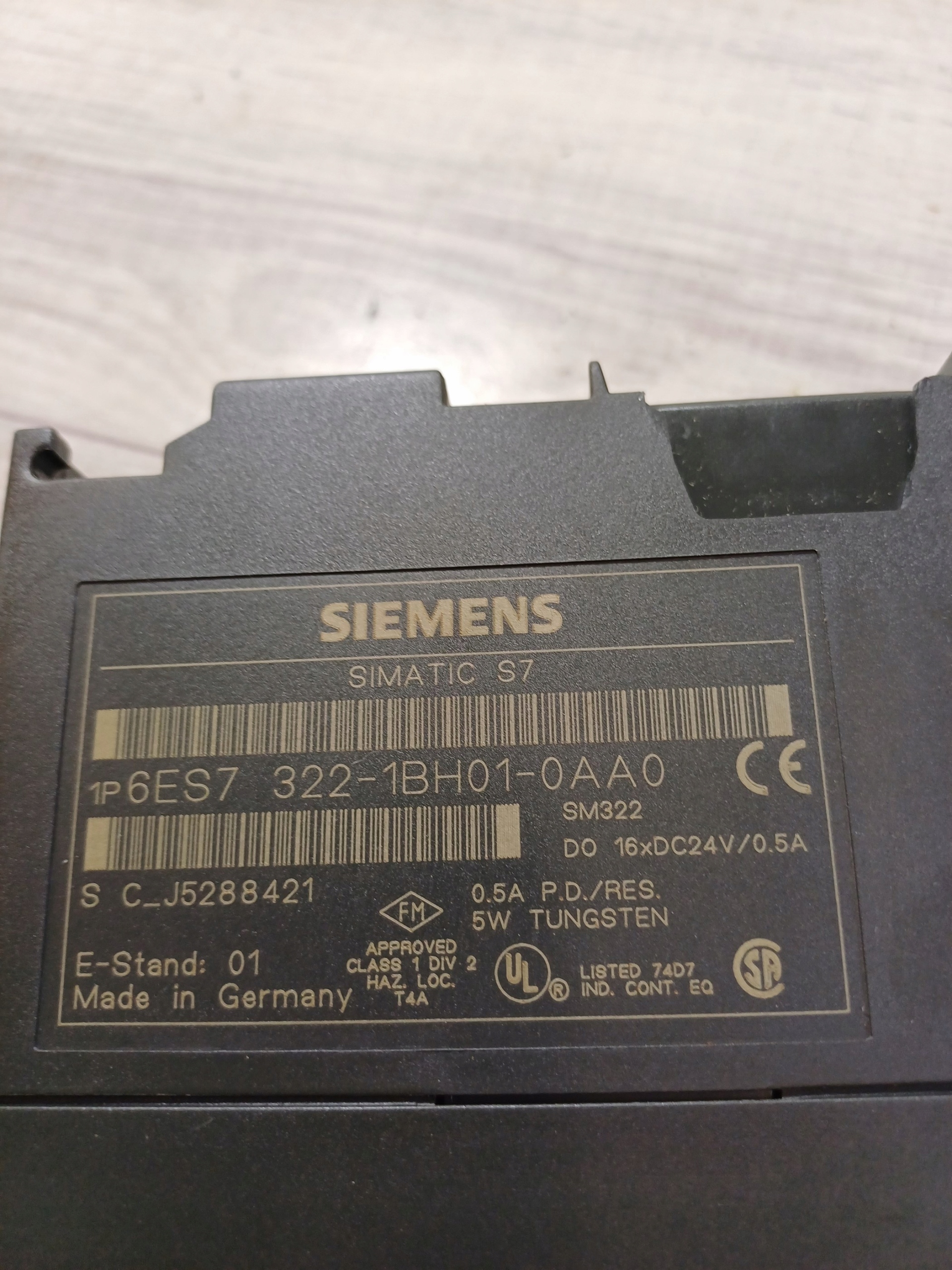 SIMATIC S7 SIEMENS 6ES7321-1BH01 - 0AA0 Rodzaj inny