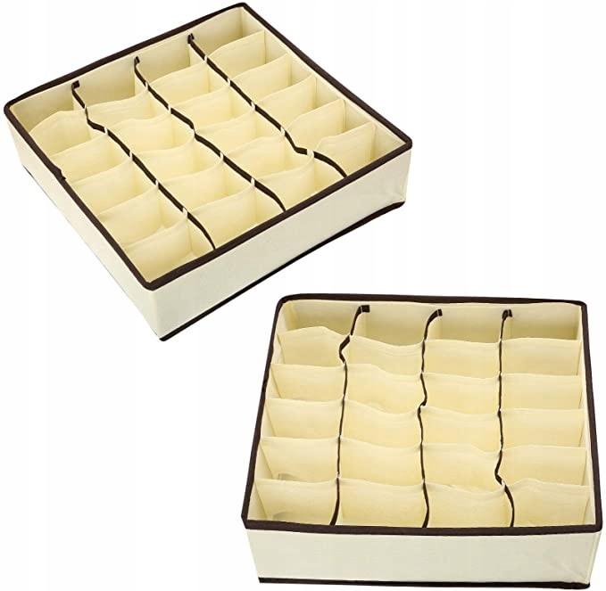 

Zestaw Organizery 2szt Skarpety Bieliznę Szuflady