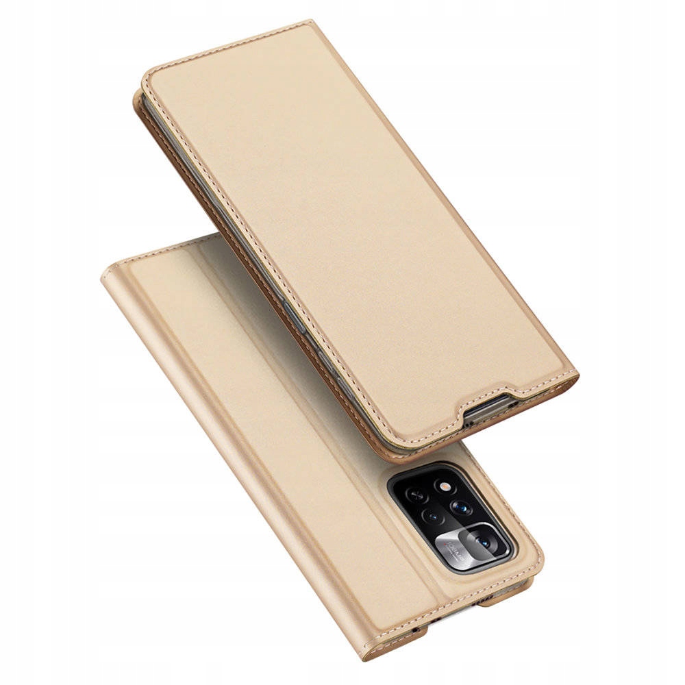 

Etui do Xiaomi Redmi Note 11 Pro z klapką Złoty