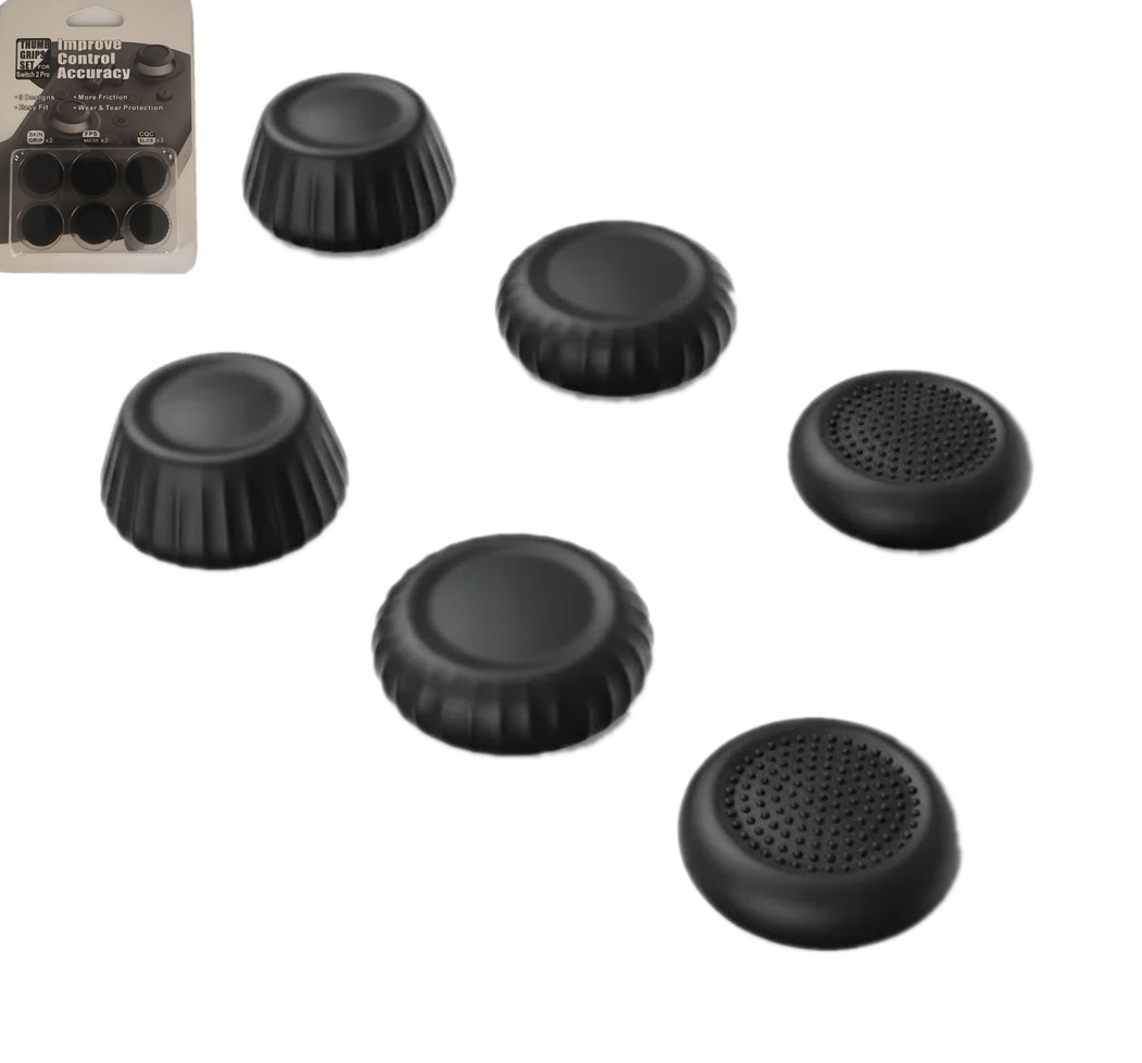 GUMKI NAKŁADKI GRIPY NA JOY-CON 6-PACK DO NINTENDO SWITCH 2 SWITCH PRO 2
