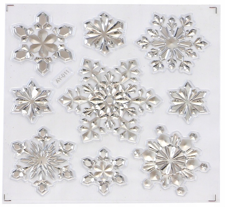 NAKLEJKI ŚWIĄTECZNE GWIAZDKI GWIAZDY NA OKNO OZDOBY PŁATKI ŚNIEŻYNKI