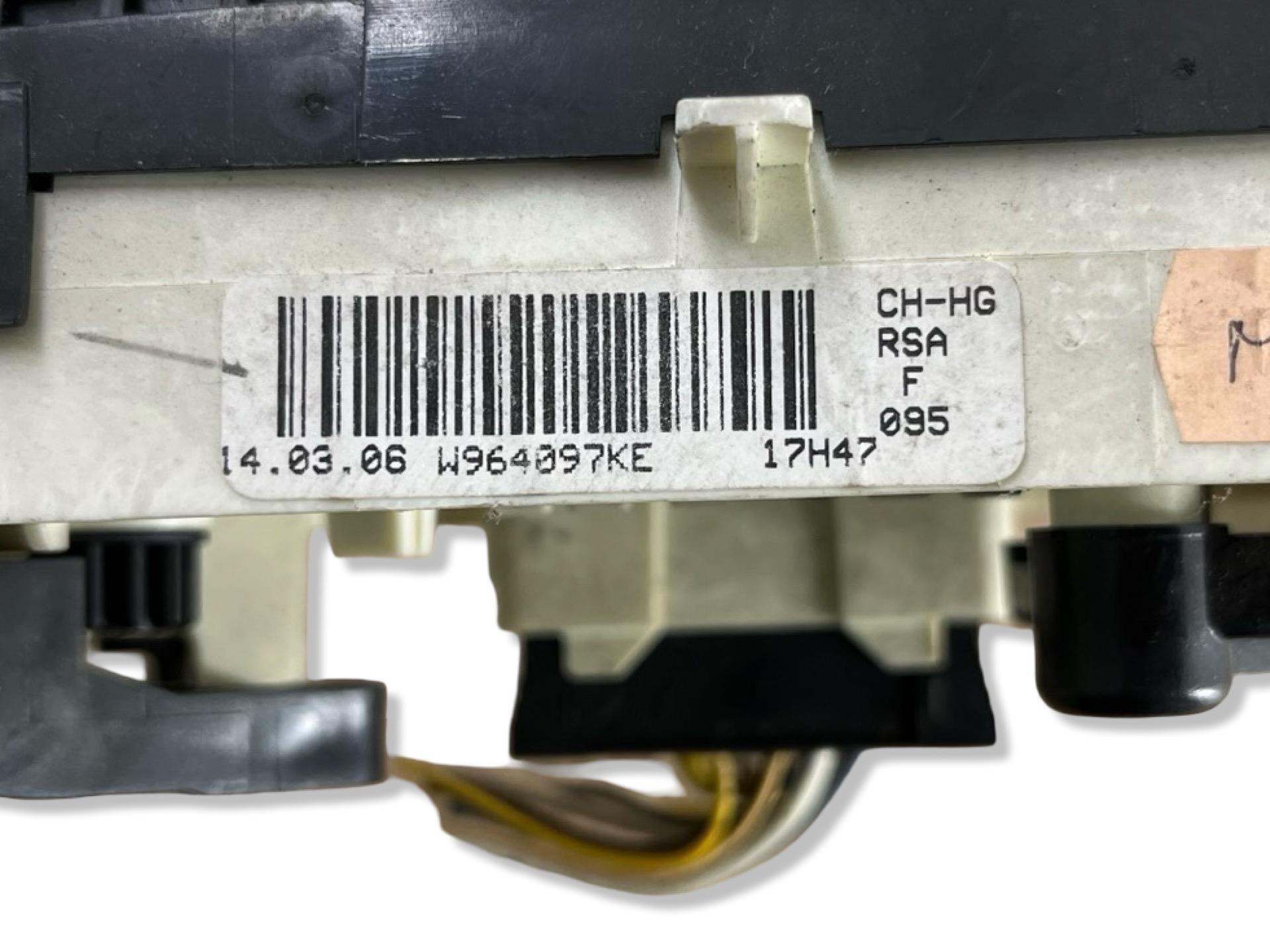 vezérlö panel a klímának Opel Vivaro A 2006 W964097KE