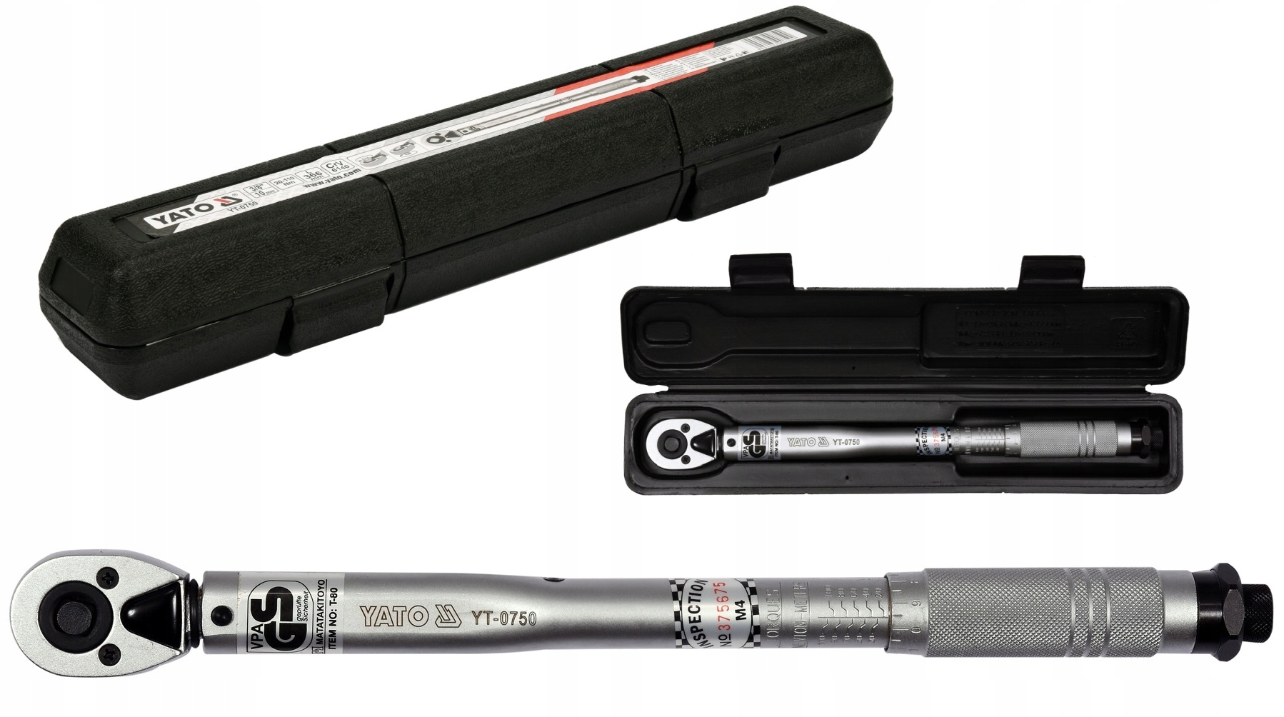 

Yato Klucz Dynamometryczny 3/8'' 19-110 Nm YT-0750