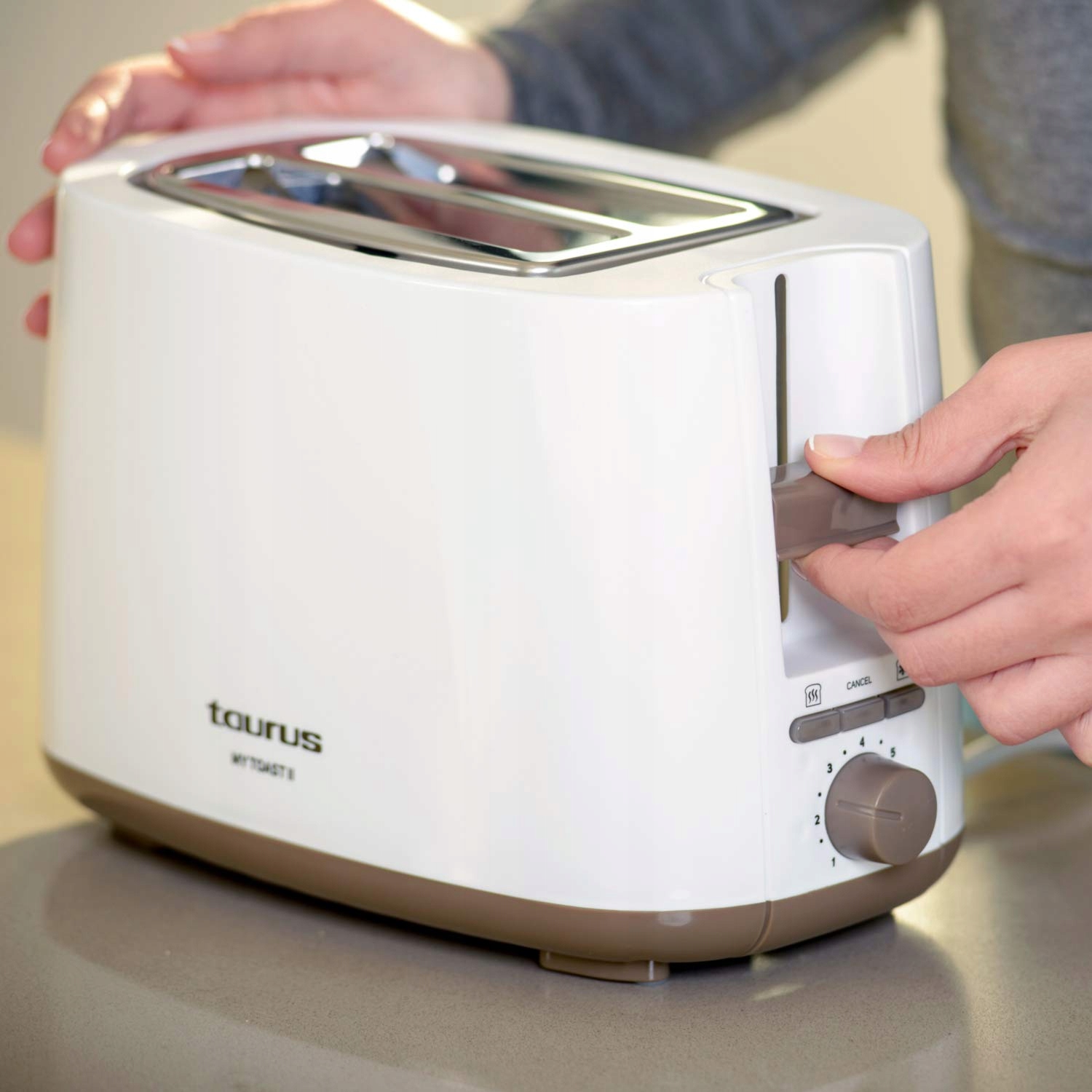 TAURUS Mytoast II Toaster 750W 2-Slot Stop Reheat Defrost — miniatura 6