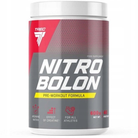 Trec Nitrobolon 600g Předtréninková Sada Kreatin Citrulin +aakg Orange