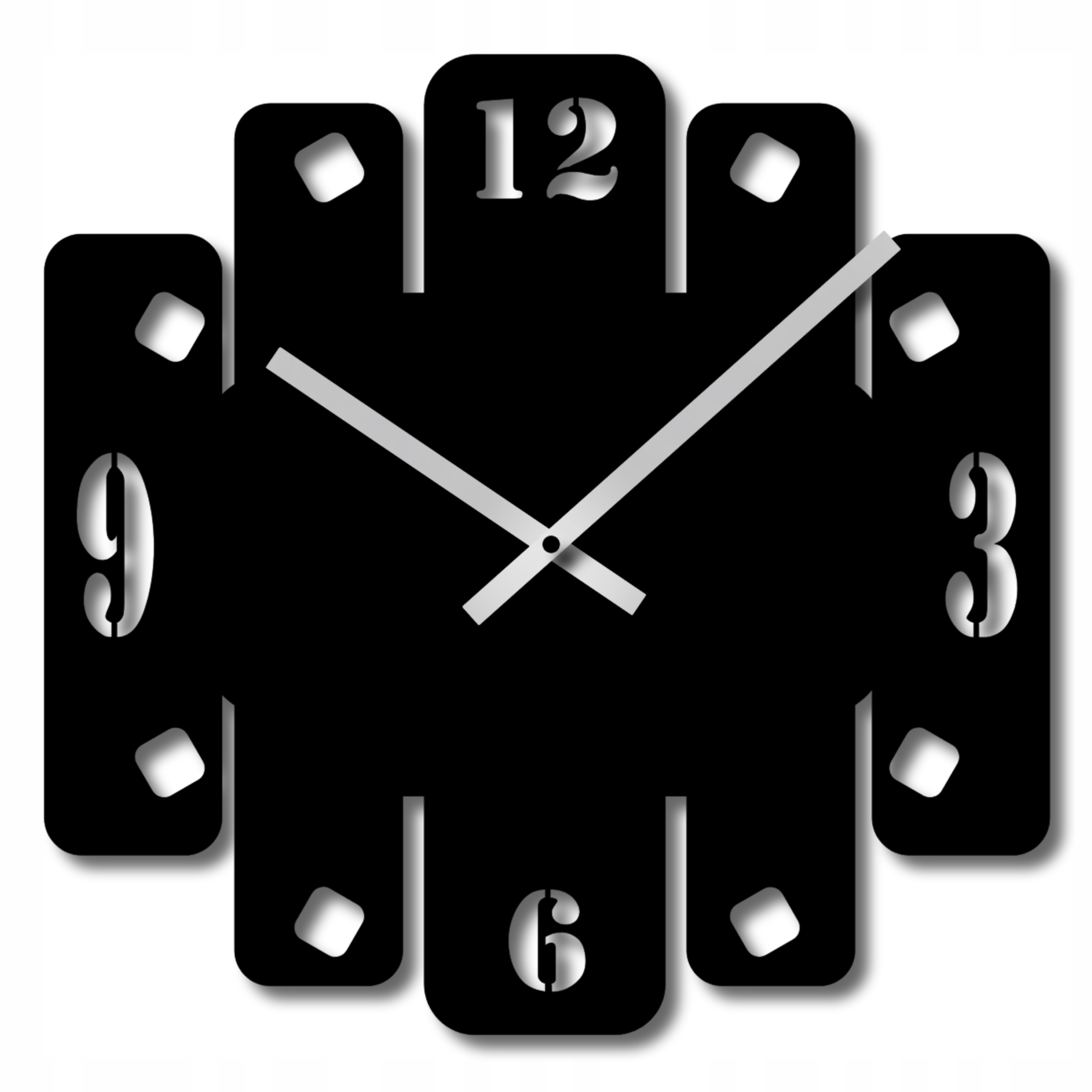 Minimalistické Nástěnné Hodiny 60 cm Do Kuchyně Dřevěné Nástěnné Hodiny