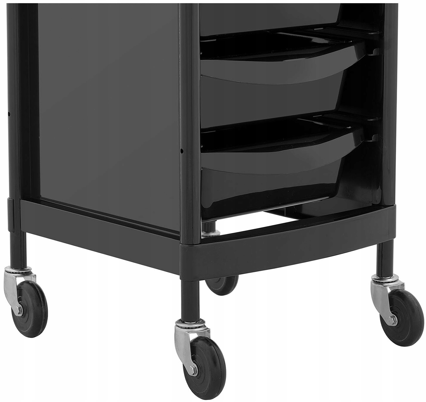 Wózek fryzjerski pomocnik 6 szuf czarny 39x67x91 Physa PHYSA-RR-13 10040539