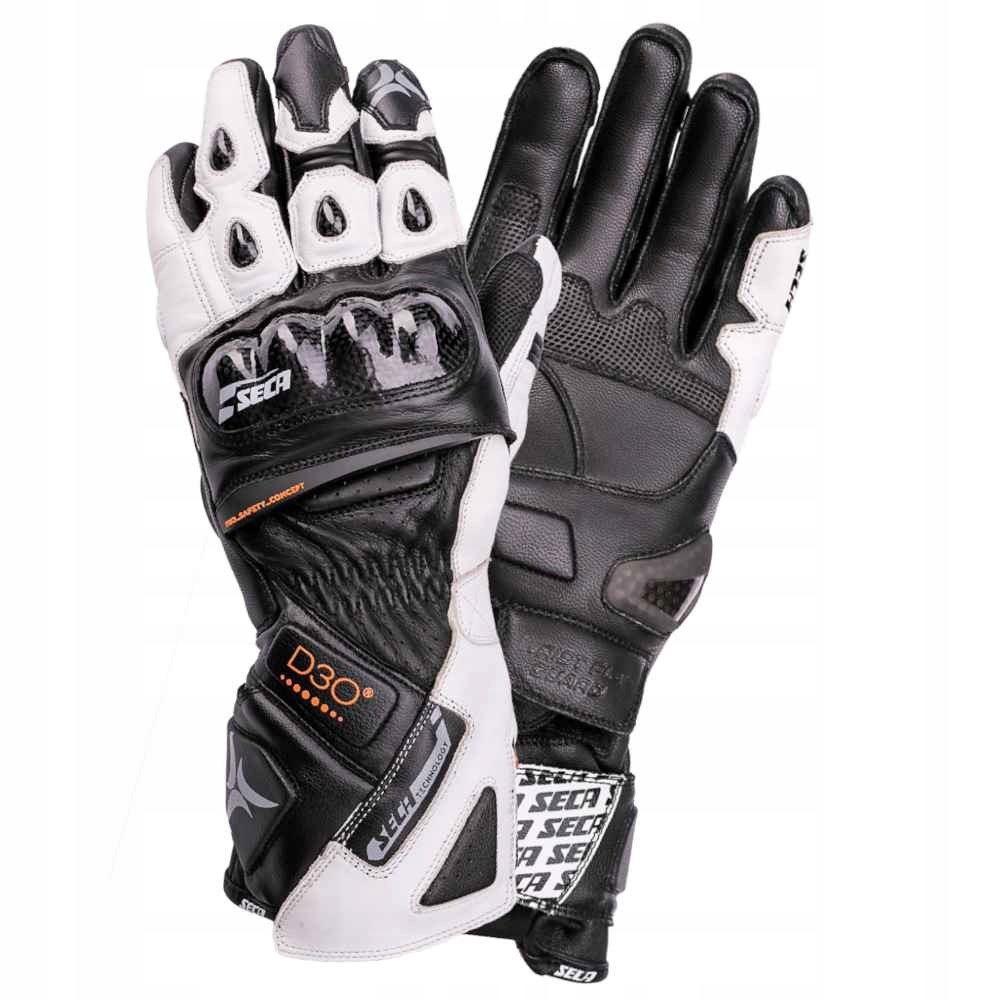 Rękawice motocyklowe SECA TRACKDAY BLACK/WHITE S Producent SECA