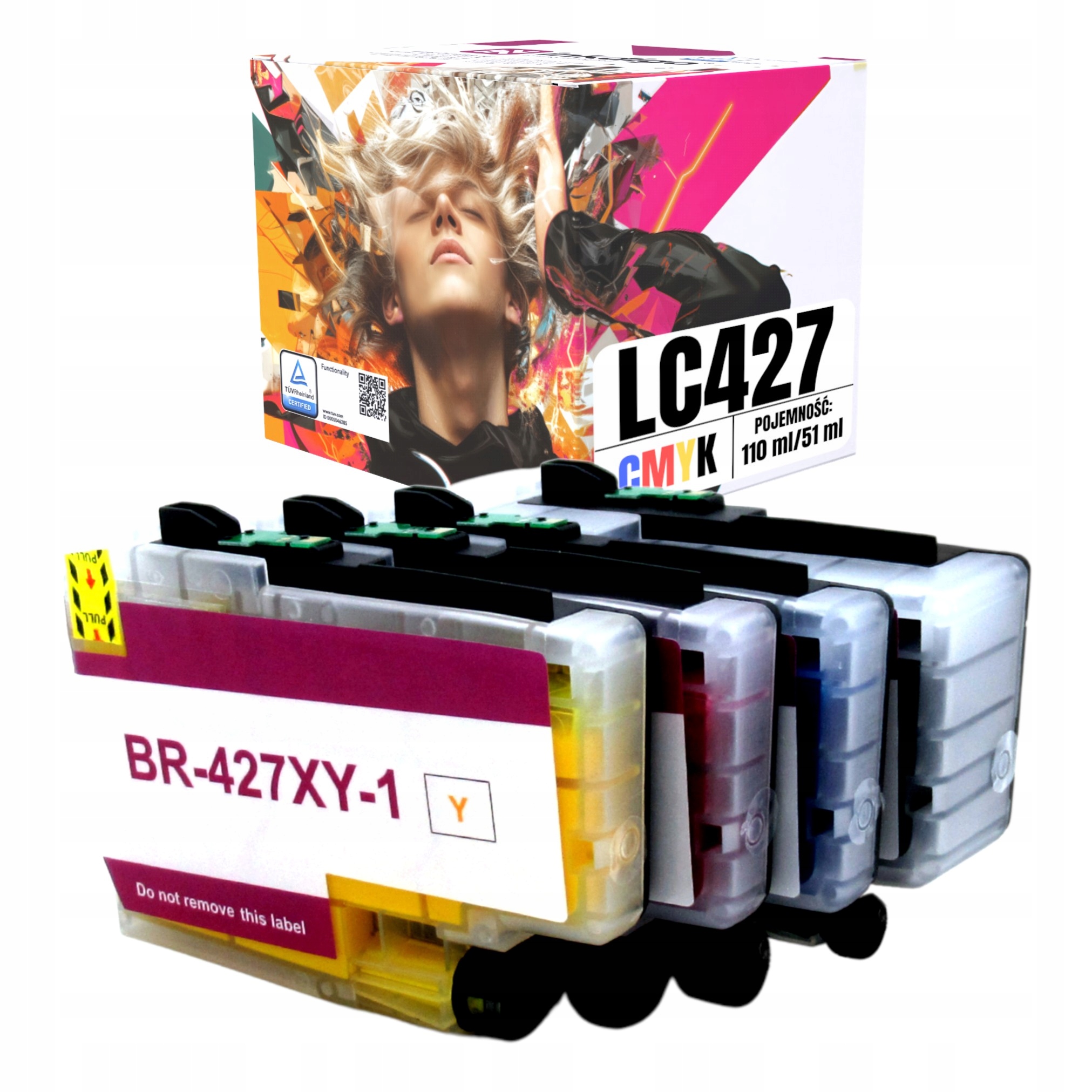 LC-427XL Inkousty Pro Tiskárnu Brother MFC-J5955DW J6955D J6959DW